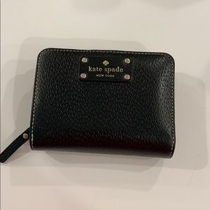 Kate Spade New York black leather  wallet